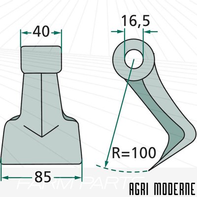 PIECES EPAREUSE / BROYEURS - Broyeurs - Marteau B6