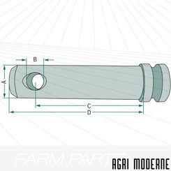 PIECES TRACTEUR AUTRE MARQUE - Attelage - BROCHE ATTELAGE 28/159