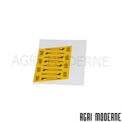 PIECES RECOLTE FENAISON CLAAS - Documentation - ETIQUETTE