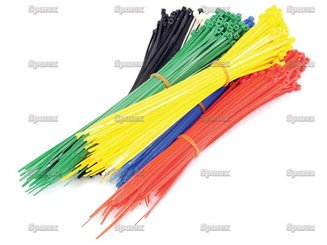DIVERS FOURNITURES - Libre Service - Agripak 600 colliers,2.5x200mm,6 couleurs