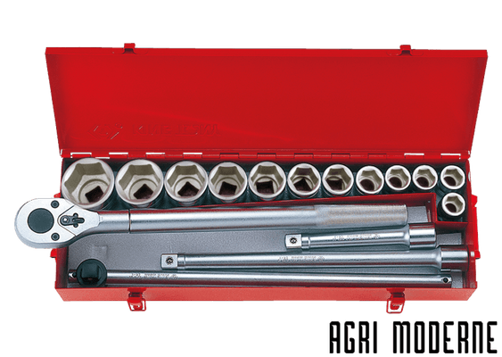EQUIPEMENT ATELIER - Outils à main - Coffret de douilles 3/4" 16 pièces