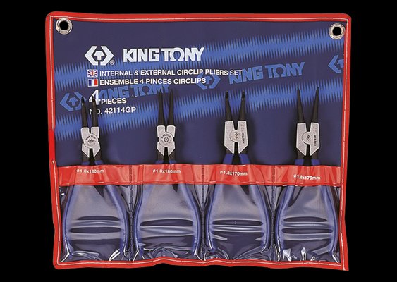 EQUIPEMENT ATELIER - Outils à main - Trousse de 4 pinces Circlips