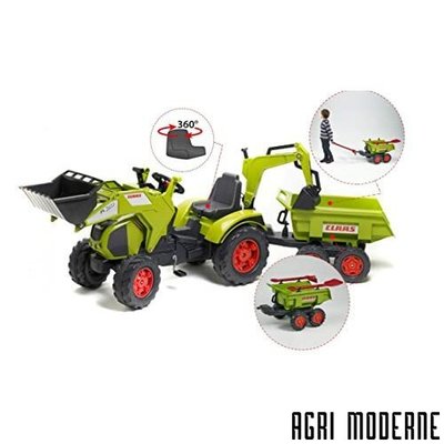 JOUETS / MAQUETTES - Porteur / Tracteurs à pédales - JOUET AXOS+PELLE+EXCAVATICE+PE