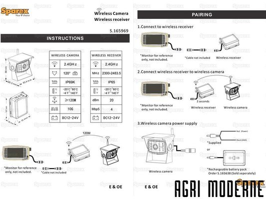 GUIDAGE & DIGITAL - Solutions vidéo - Kit caméra Wifi