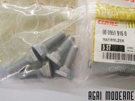 PIECES RECOLTE FENAISON CLAAS - Usure Chaîne Verte - BOULON DE ROUE