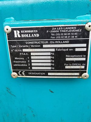 Épandeur à fumier Rolland RT135 C 11