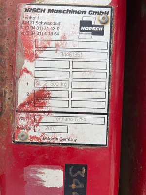 Déchaumeur à dents Horsch Terrano 6