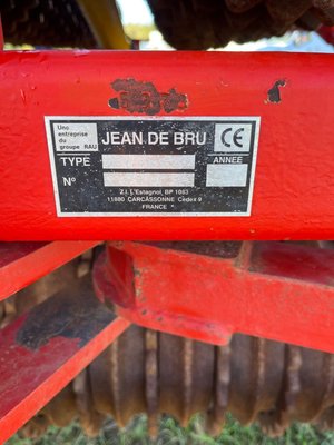 Rouleau traîné Jean de Bru goliath