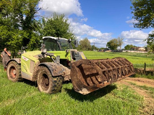 Fourche téléscopique Claas SCORPION 732 VARIPOWER T4F