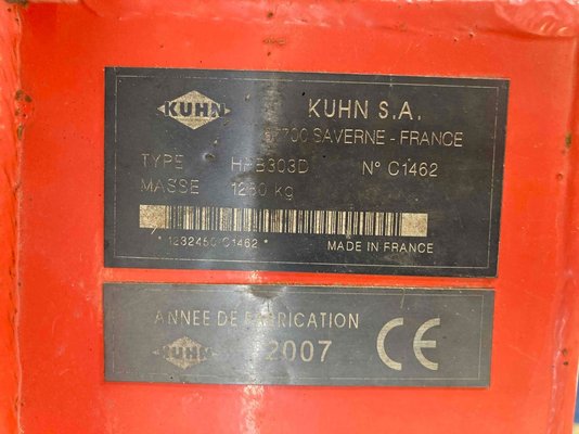 Combiné de semis Kuhn HR 303D + DA 