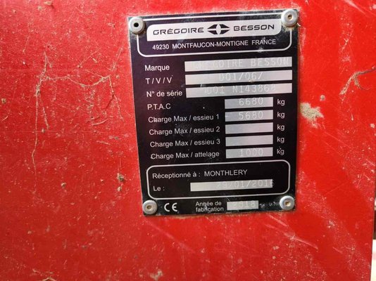 Cover crop Gregoire Besson SX PRO 28 disques