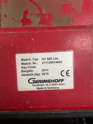 Barre de coupe pour moissonneuse batteuse Geringhoff 6M60 REPLIABLE